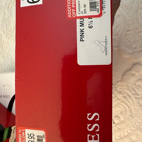 Guess Rose and charcoal platform open toed heel - Picture 5 of 5